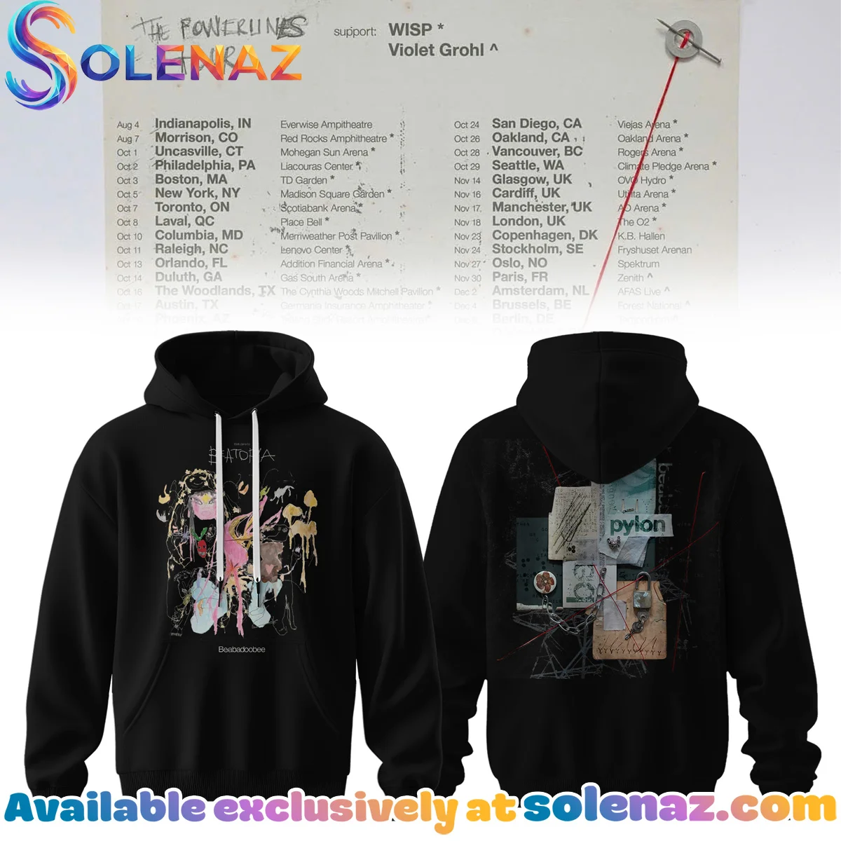 Beabadoobee The Powerlines Tour Beatopia Art Shirt & Hoodie (Style 2)
