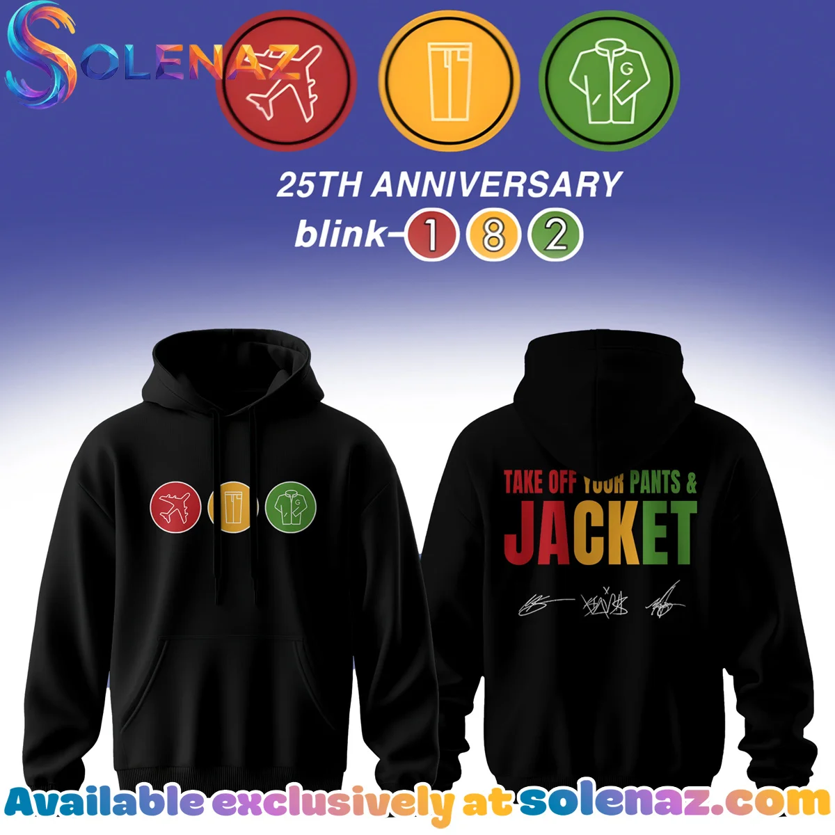 Blink-182 Anniversary Collection T-Shirt & Hoodie - Series 3