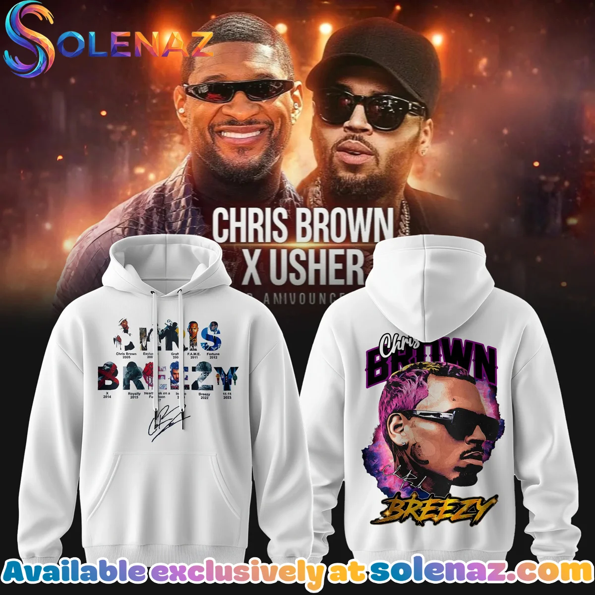 Chris Brown x Raymond Usher R&B Tour T-Shirt & Hoodie