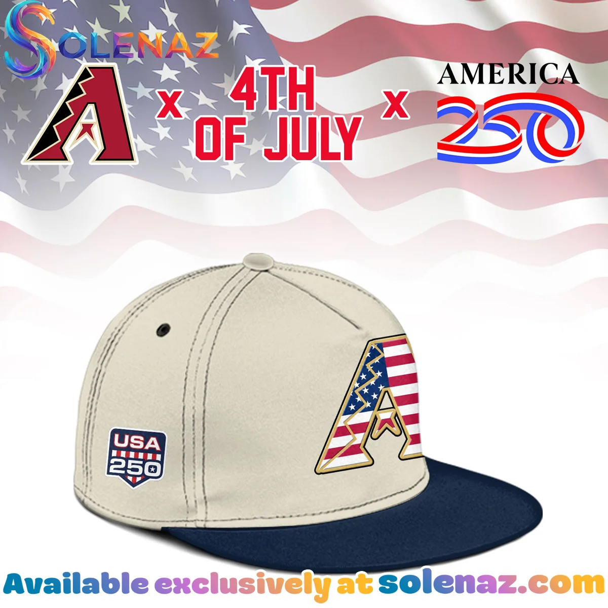 Classic D-Backs America250 Jersey row-150