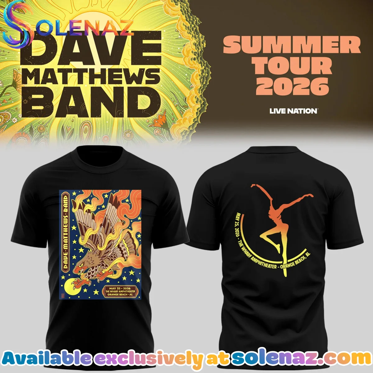 DMB Summer Tour Tampa FL T-Shirt & Hoodie (Release 12)