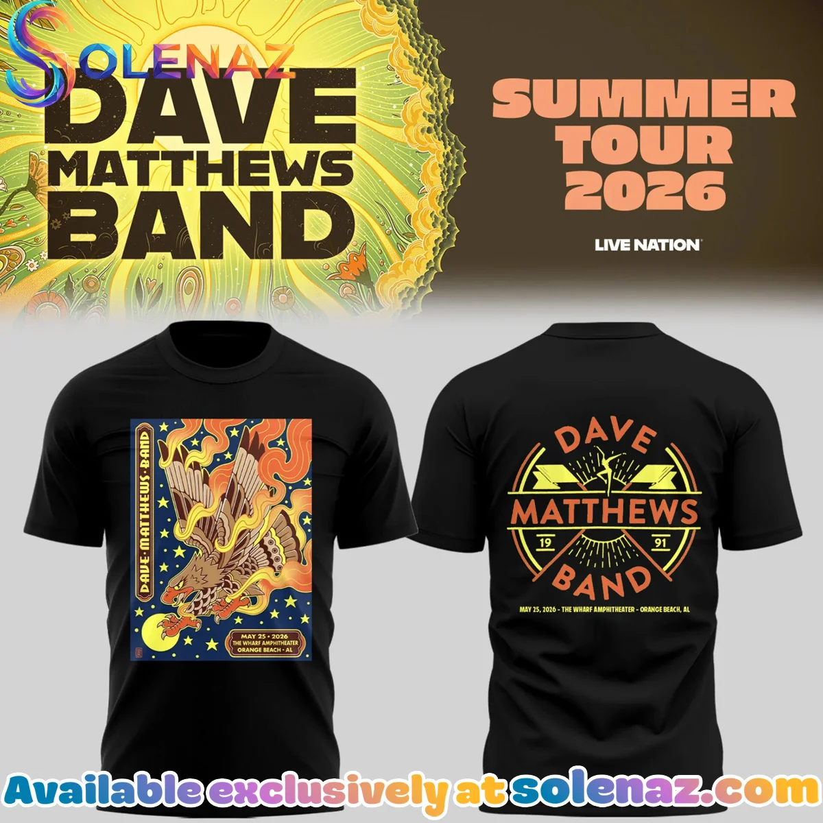 DMB Summer Tour Tampa FL T-Shirt & Hoodie - Variant 9