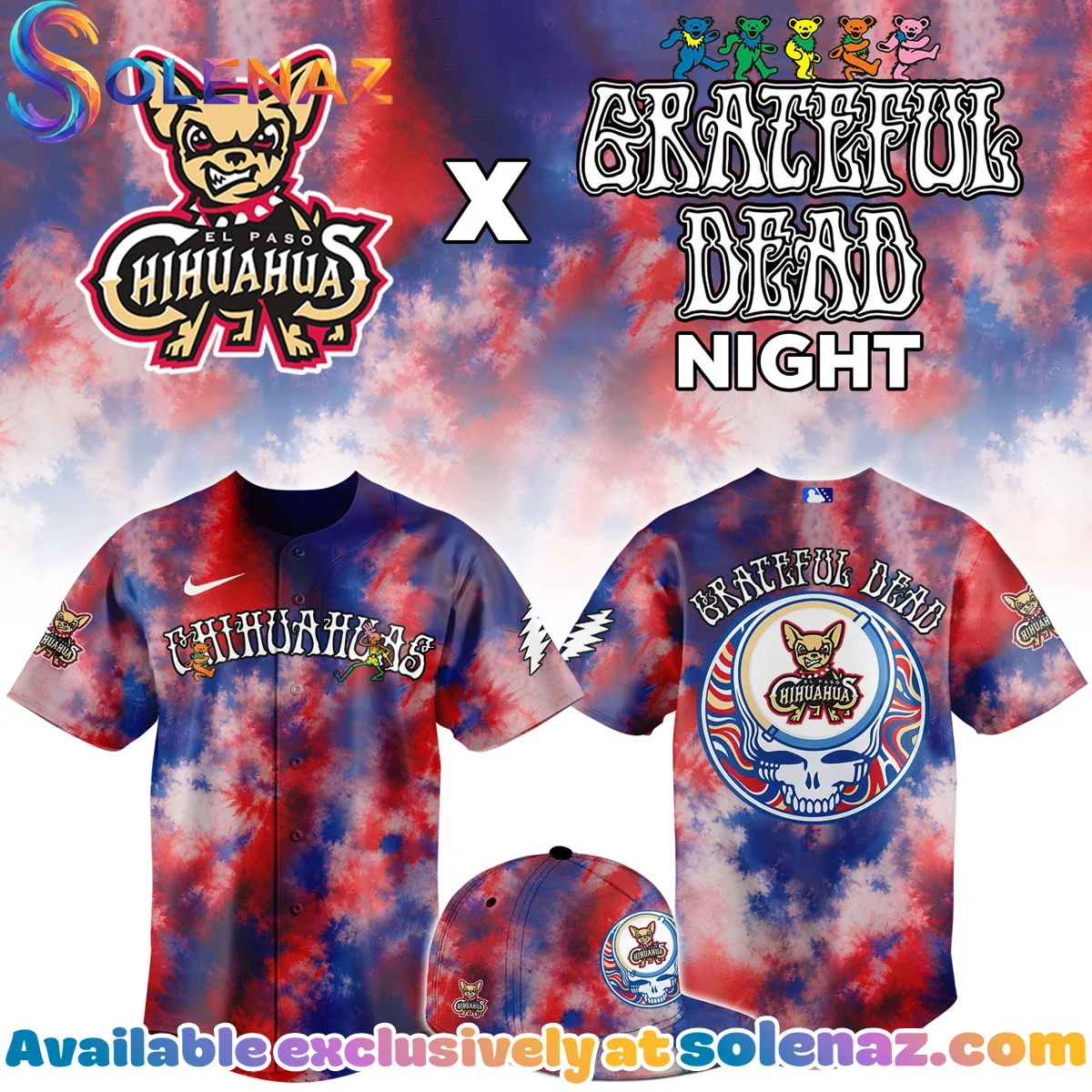 El Paso Chihuahuas x Grateful Dead Jersey