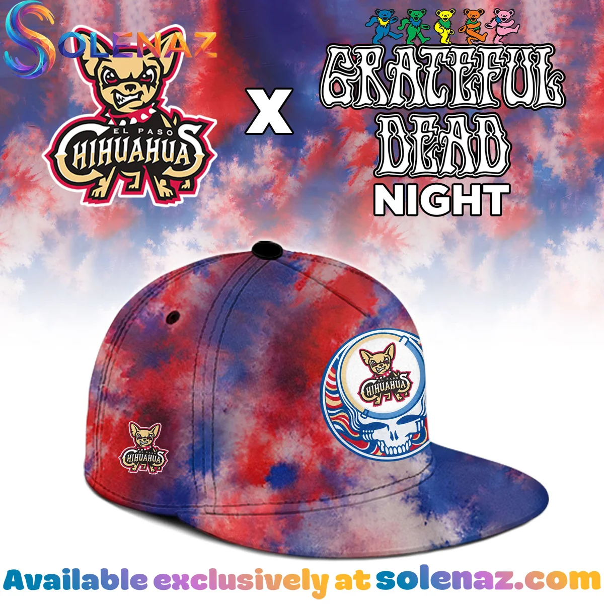 El Paso Chihuahuas x Grateful Dead Jersey El Paso Chihuahuas x Grateful Dead Jersey