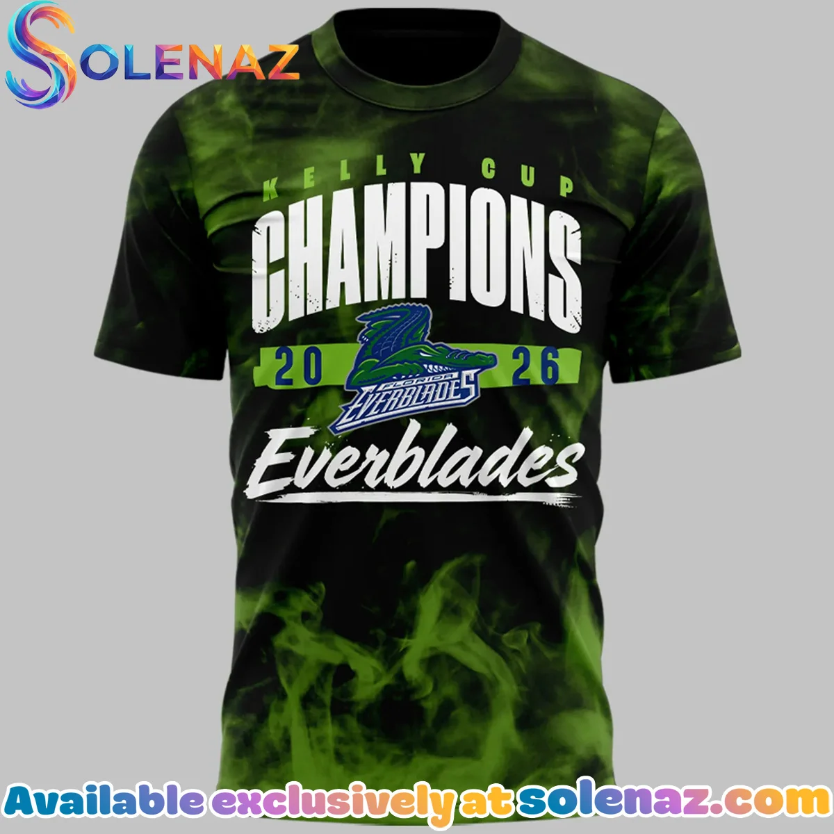 Florida Everblades Kelly Cup Champions T-Shirt | Essential | Collector Series Florida Everblades Kelly Cup Champions T-Shirt | Essential | Collector Series