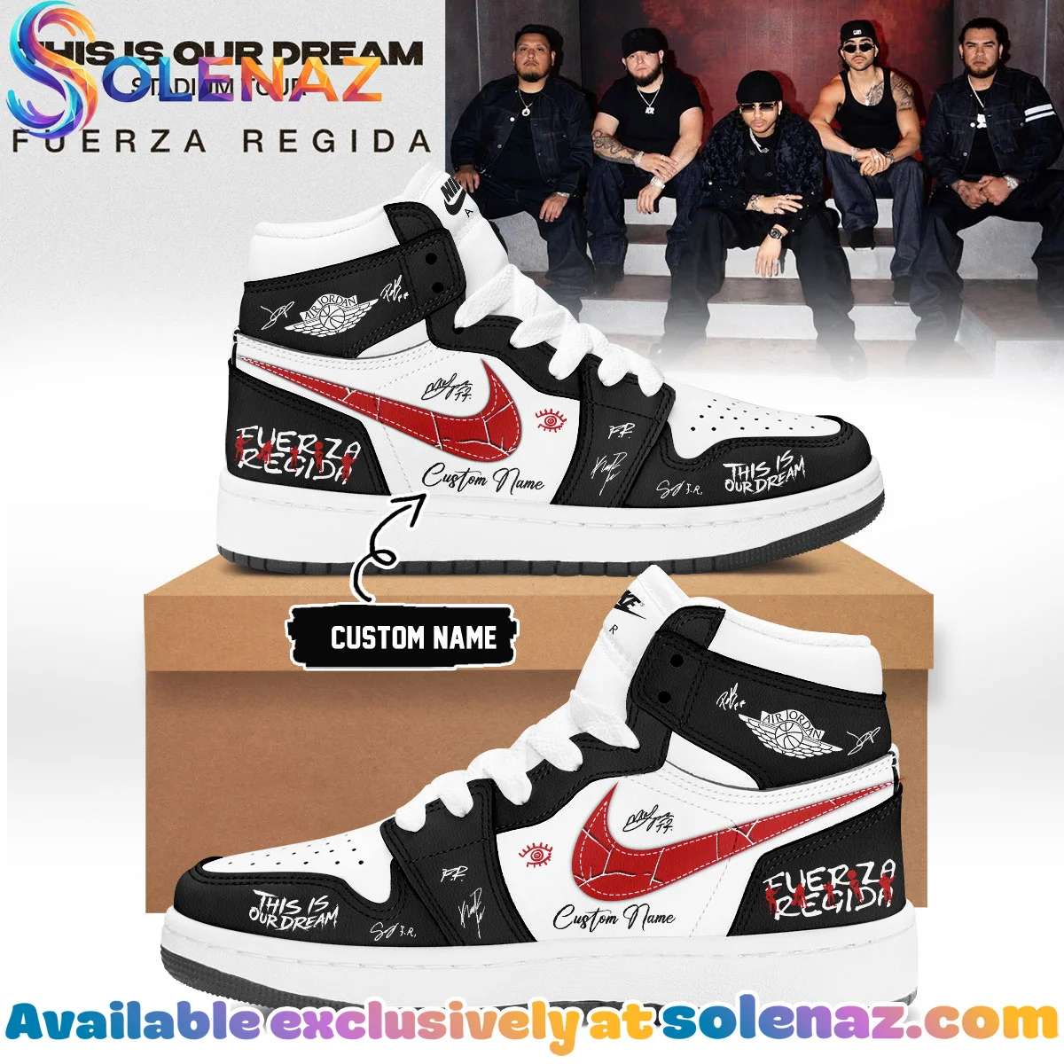 Fuerza Regida This Is Our Dream Stadium Tour Sneakers - 2026 Edition | Original (Style 2)