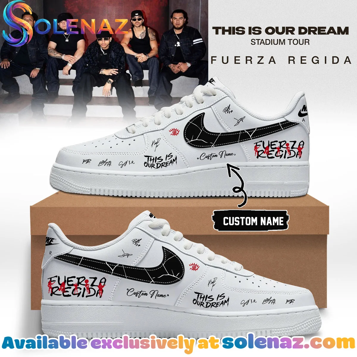 Fuerza Regida This Is Our Dream Stadium Tour Shoes | Hype - The Fan Collection - Part 1