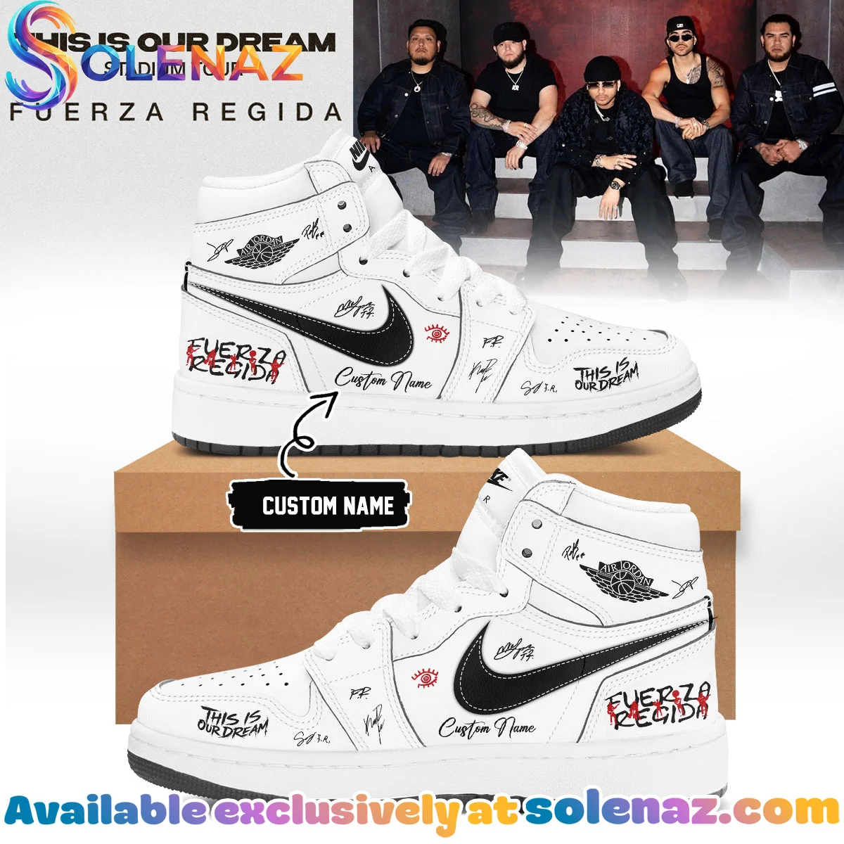 Fuerza Regida This Is Our Dream Stadium Tour Sneakers - 2026 Edition | Official - Part 3