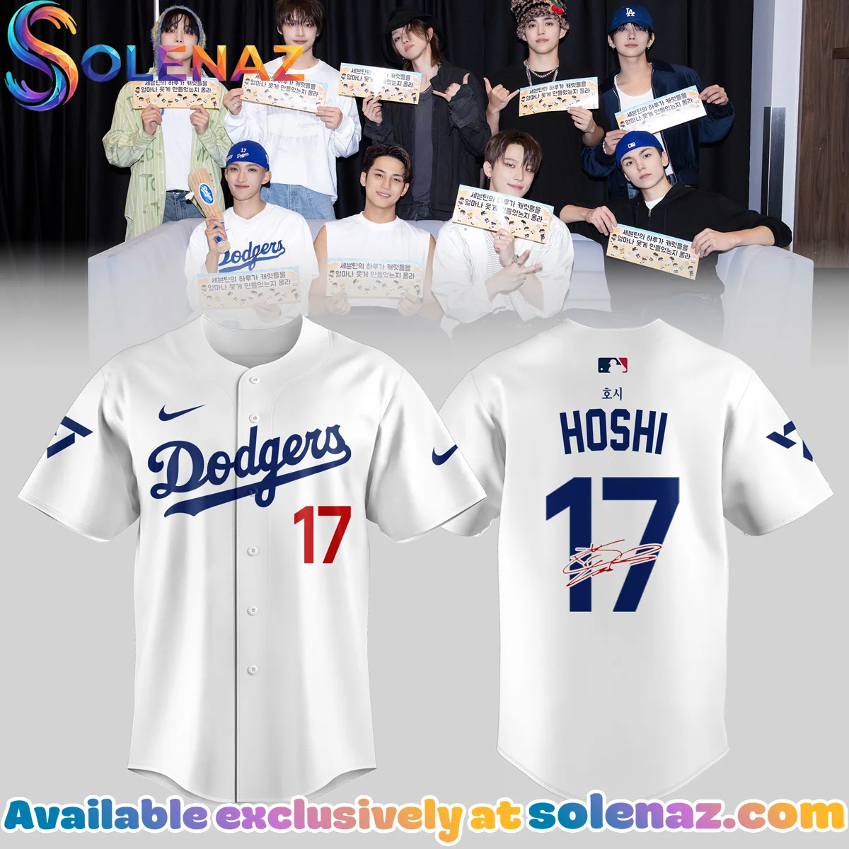 Hoshi Seventeen x Los Angeles Dodgers Jersey
