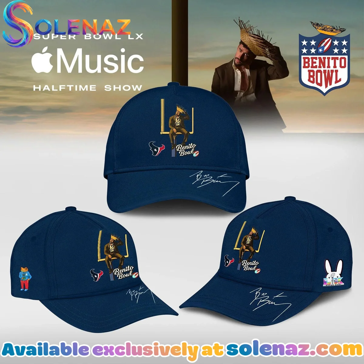 Houston Texans x Bad Bunny Super Bowl LX The Halftime Show T-Shirt & Hoodie Houston Texans x Bad Bunny Super Bowl LX The Halftime Show T-Shirt & Hoodie