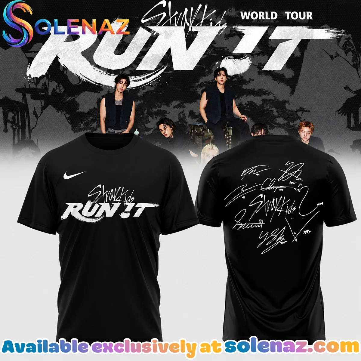 Stray Kids World Tour Run It T-Shirt & Hoodie