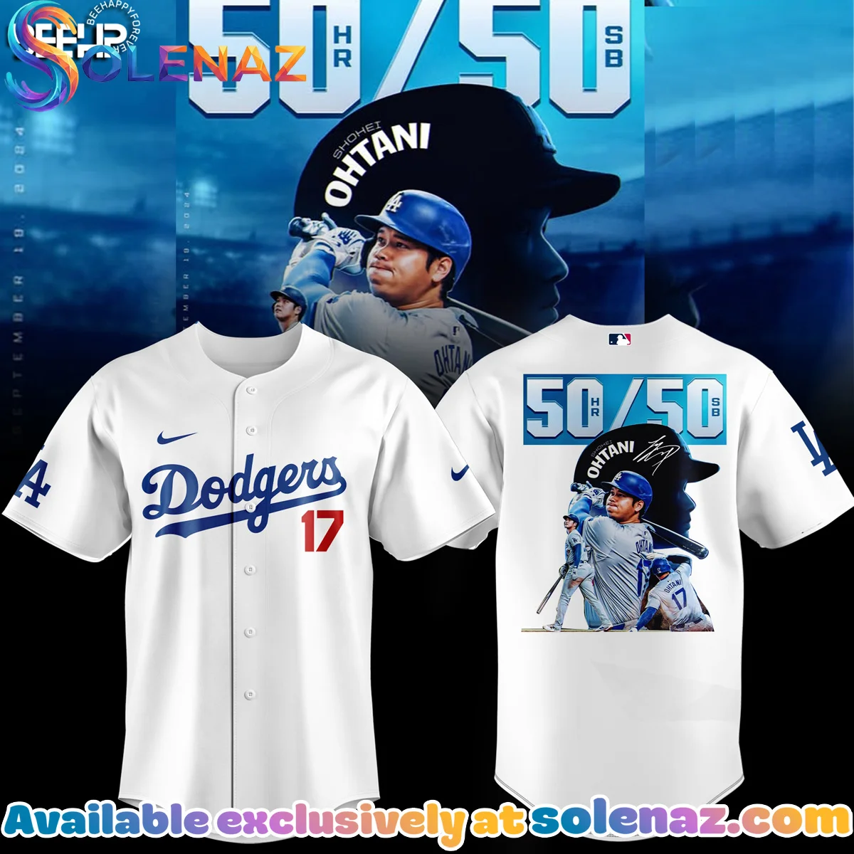 Los Angeles Dodgers Shohei Ohtani 5050 Club Jersey - Part 2 Los Angeles Dodgers Shohei Ohtani 5050 Club Jersey - Part 2
