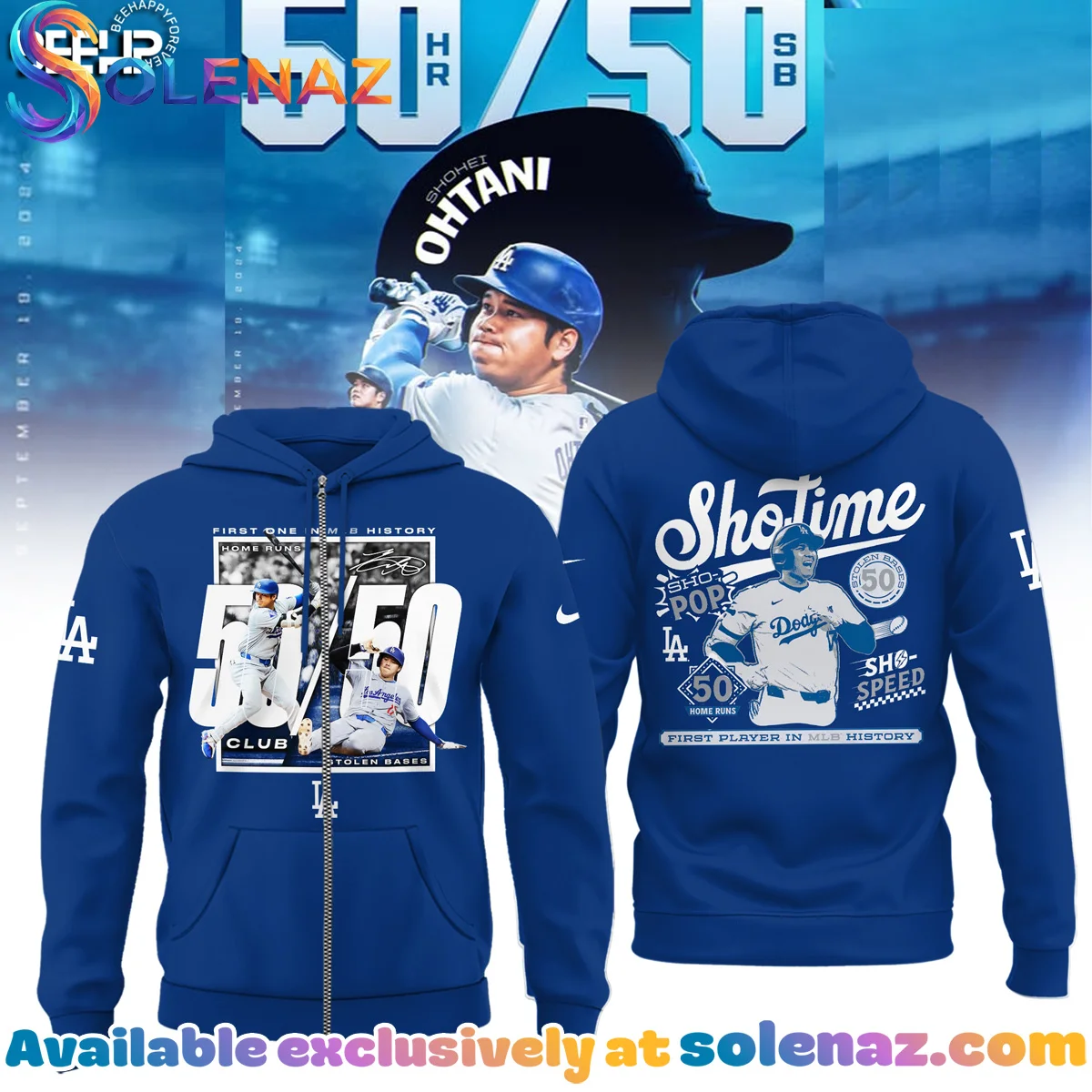 Los Angeles Dodgers Shohei Ohtani 5050 Club T-Shirt & Hoodie Los Angeles Dodgers Shohei Ohtani 5050 Club T-Shirt & Hoodie