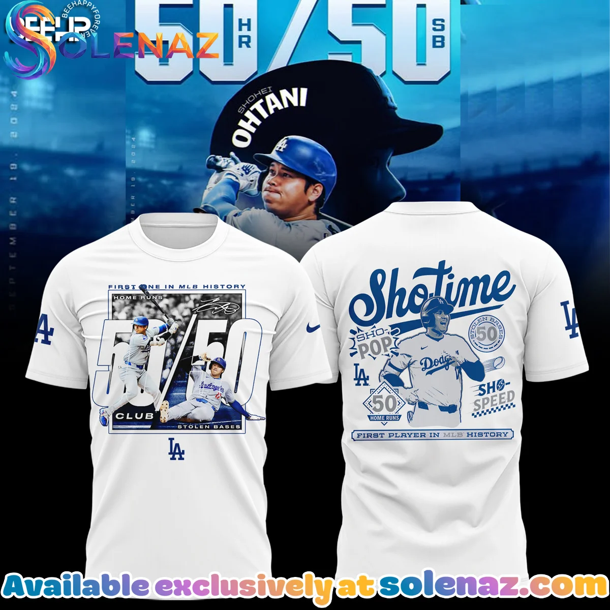 Los Angeles Dodgers Shohei Ohtani 5050 Club T-Shirt & Hoodie