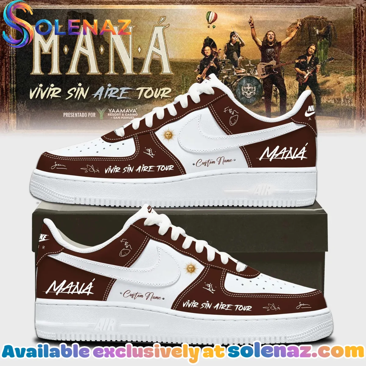 Mana Vivir Sin Aire Tour Custom Air Force 1 & Jordan 1 Shoes [Drop 2]