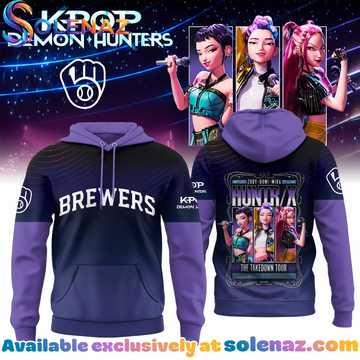 Milwaukee Brewers x KPop Demon Hunters T-Shirt & Hoodie - Part 1