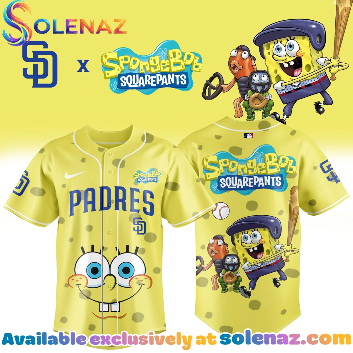 MLB x SpongeBob SquarePants Jersey