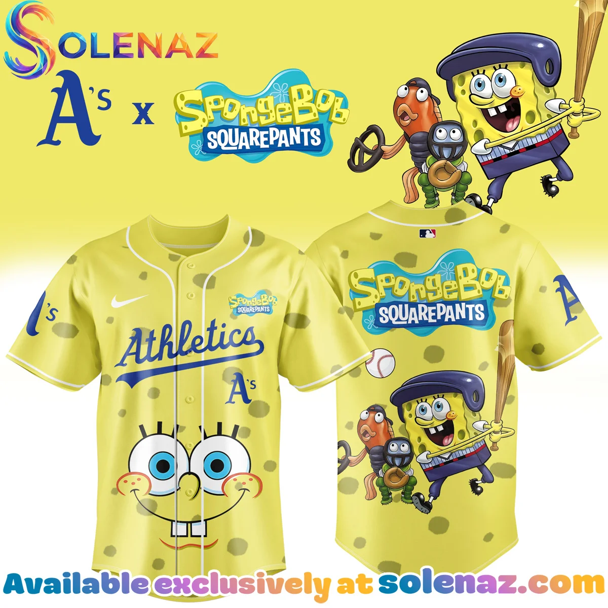 MLB x SpongeBob SquarePants Jersey
