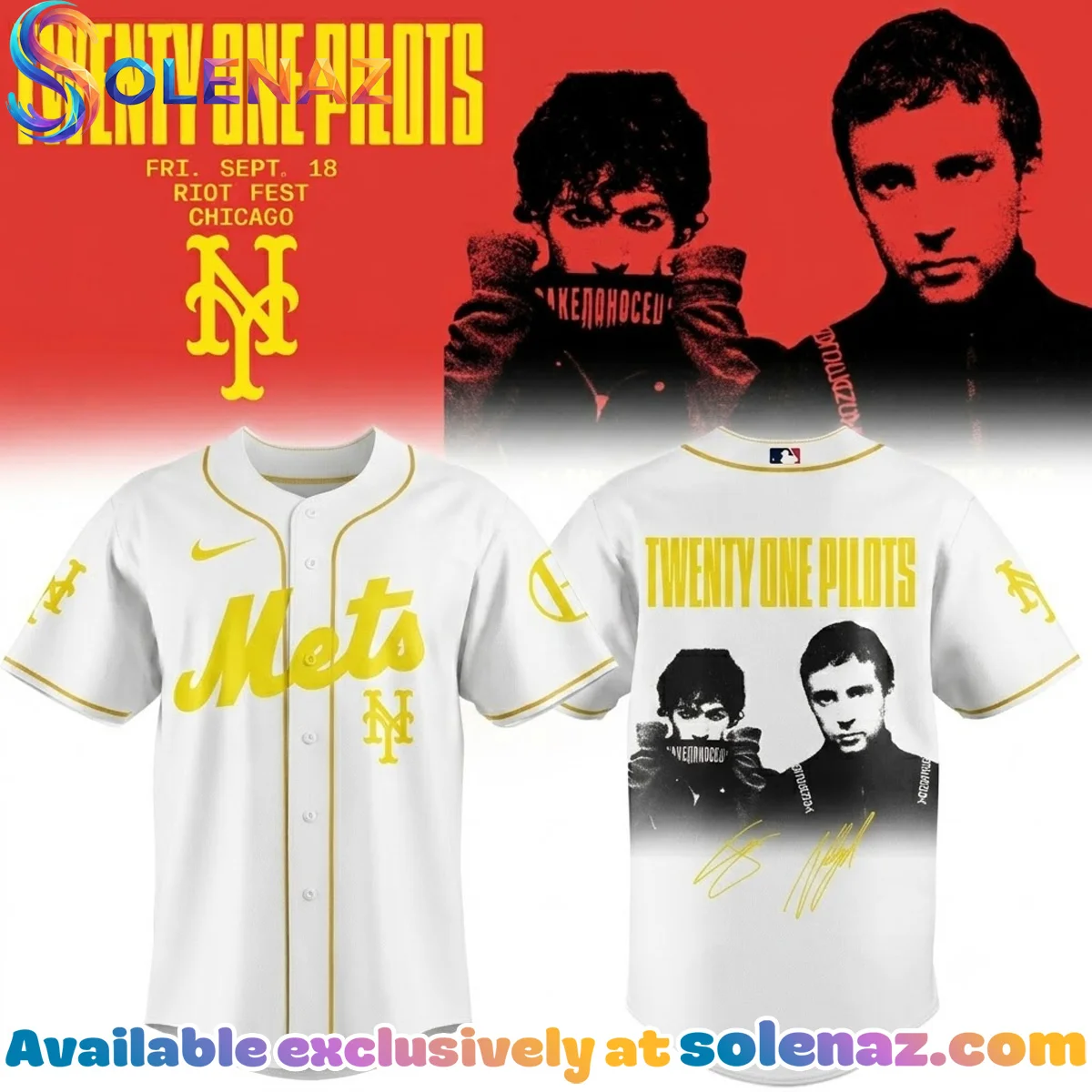 MLB x Twenty One Pilots Jersey (Design 3) MLB x Twenty One Pilots Jersey (Design 3)