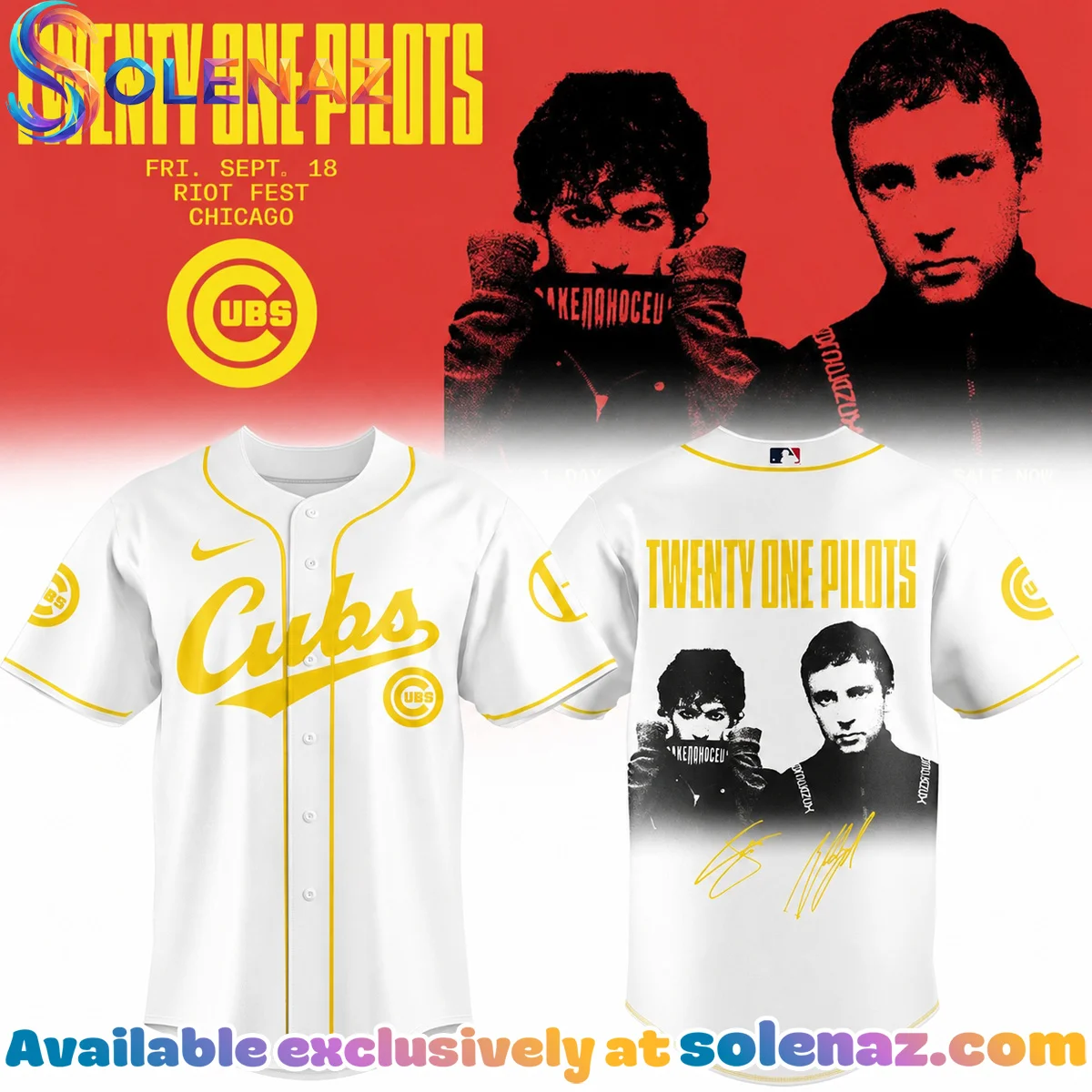 MLB x Twenty One Pilots Jersey (Design 3) MLB x Twenty One Pilots Jersey (Design 3)