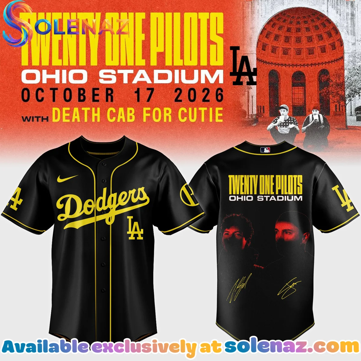MLB x Twenty One Pilots Jersey (Style 2) MLB x Twenty One Pilots Jersey (Style 2)