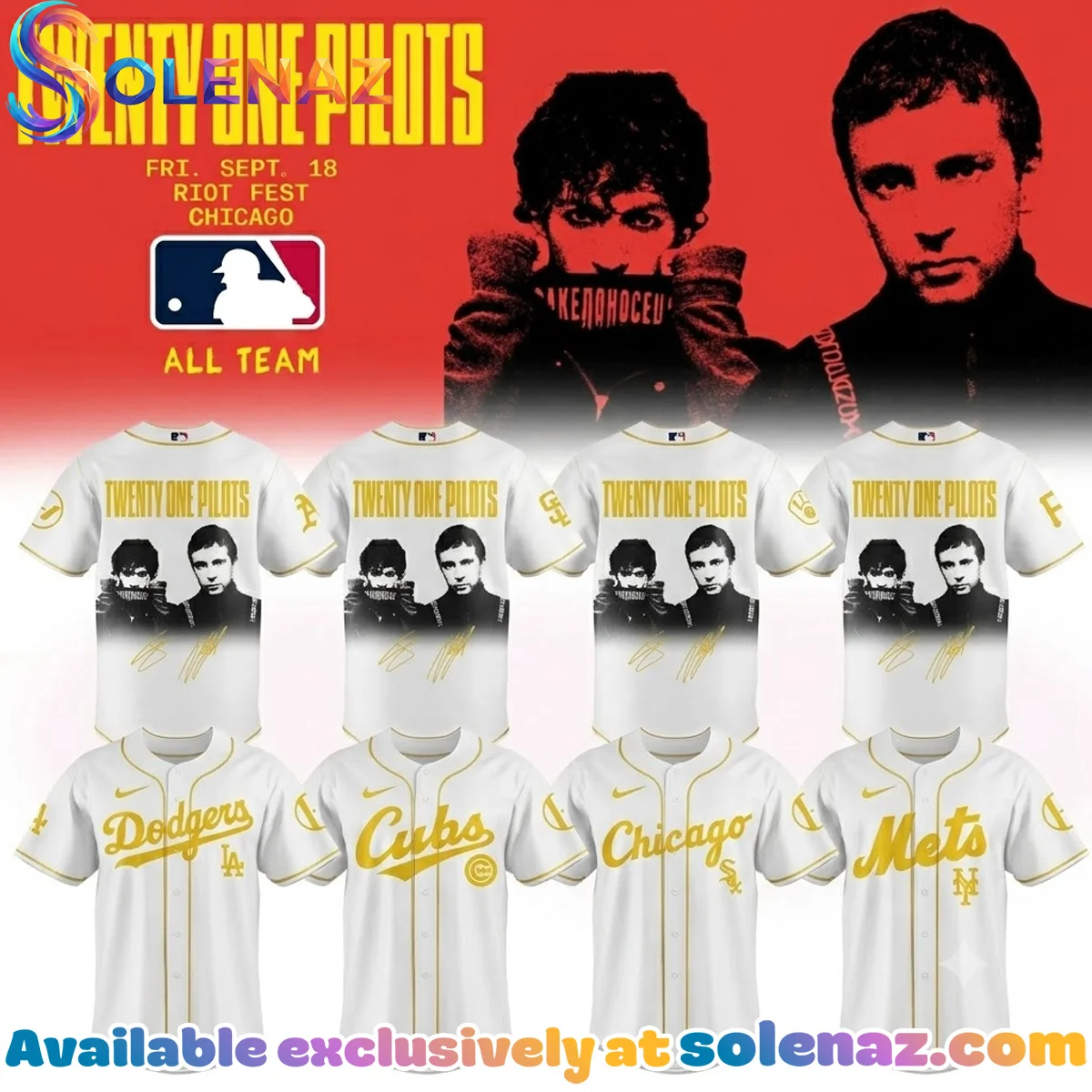 MLB x Twenty One Pilots Jersey (Design 3)