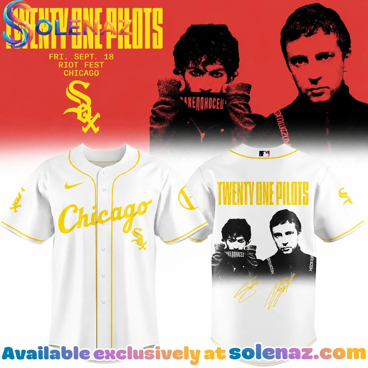 MLB x Twenty One Pilots Jersey (Design 3) MLB x Twenty One Pilots Jersey (Design 3)