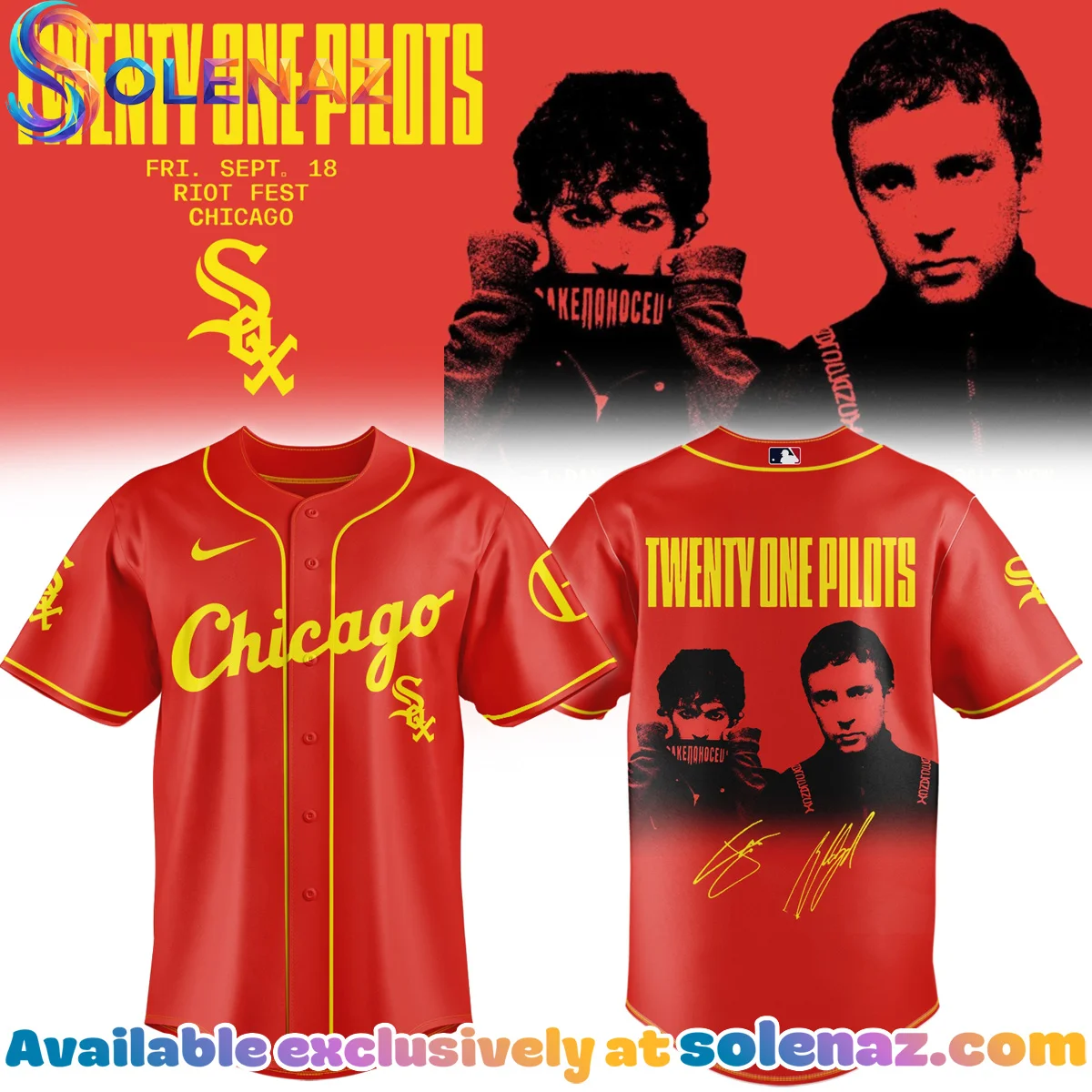 MLB x Twenty One Pilots Jersey (Design 1) MLB x Twenty One Pilots Jersey (Design 1)