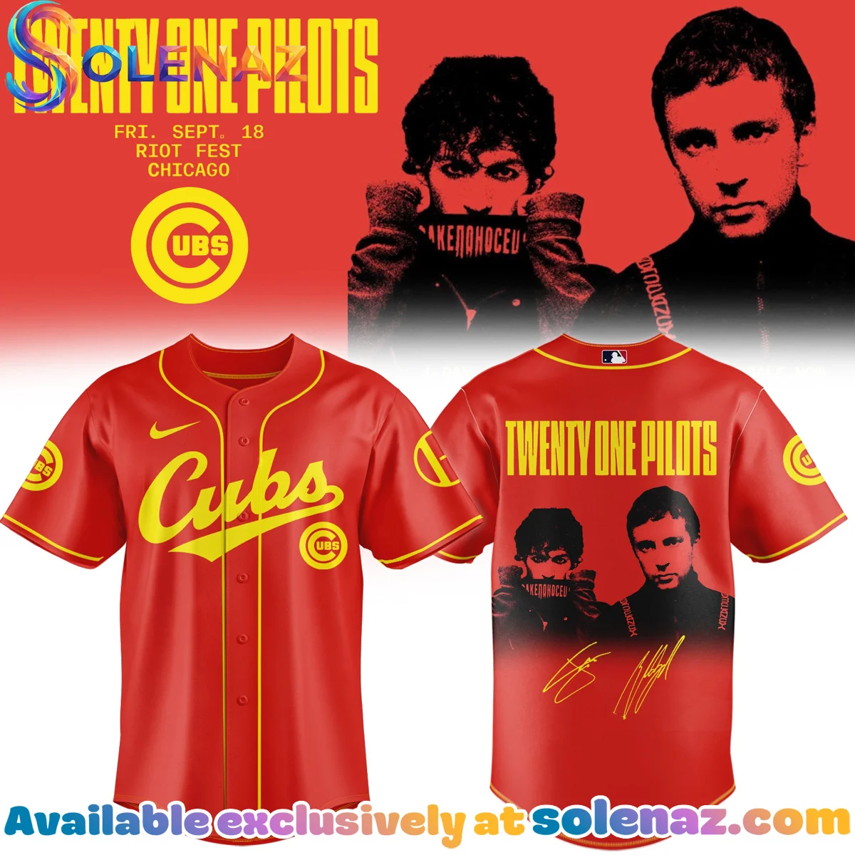MLB x Twenty One Pilots Jersey (Design 1) MLB x Twenty One Pilots Jersey (Design 1)