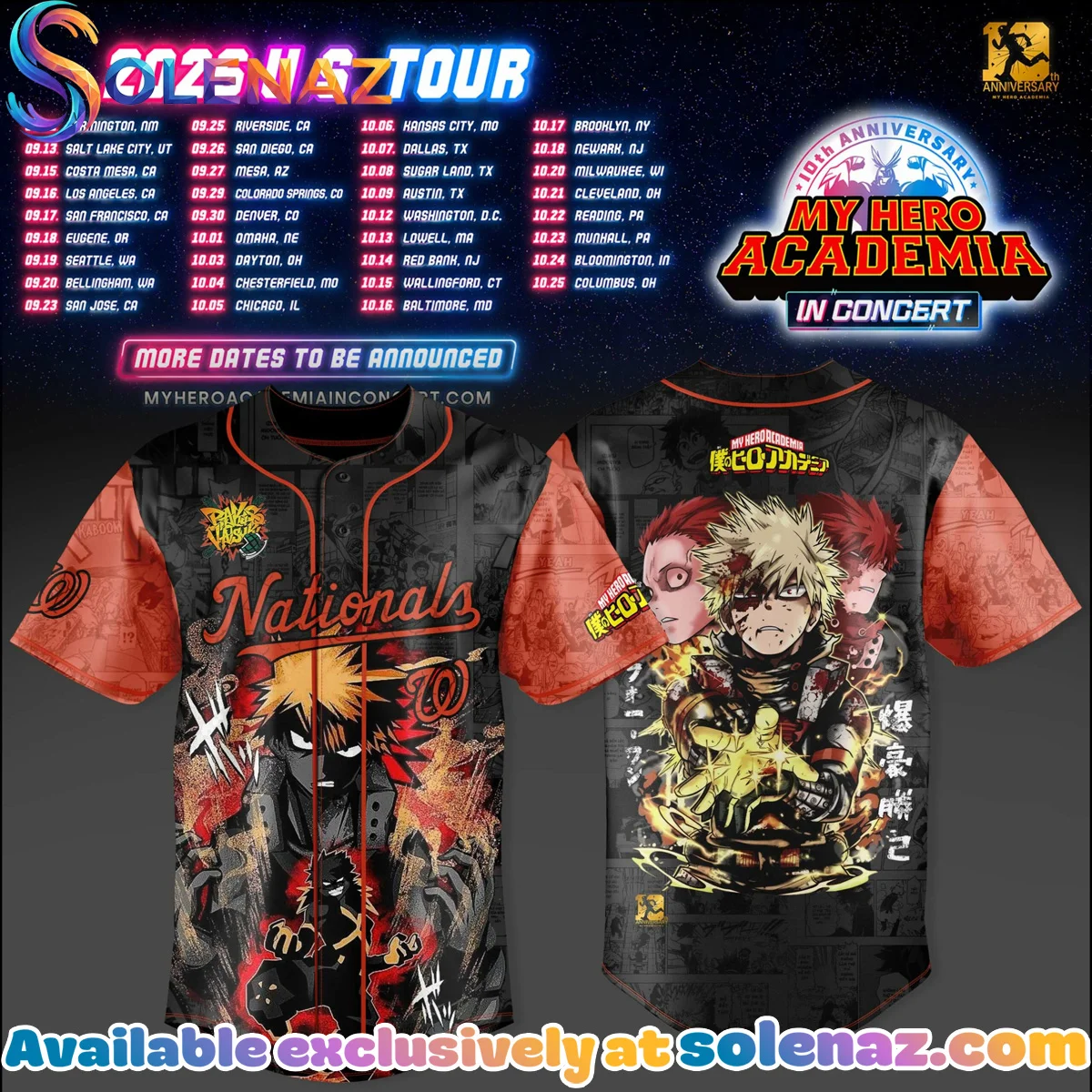 My Hero Academia US Tour Jersey - Series 1