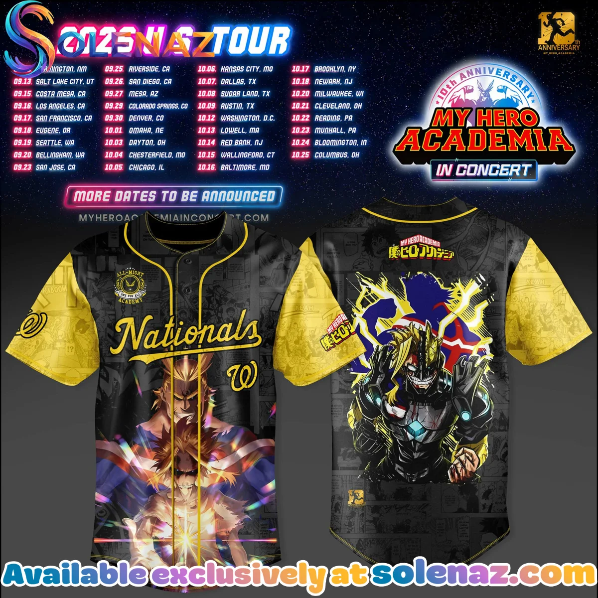 My Hero Academia US Tour Jersey (Style 3)