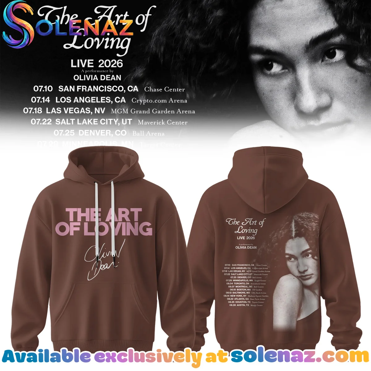 OLIVIA DEAN THE ART OF LOVING Shirt & Hoodie