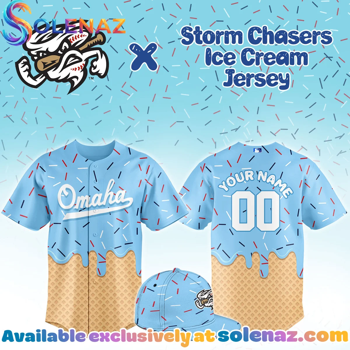 Omaha Storm Chasers Ice Cream Jersey