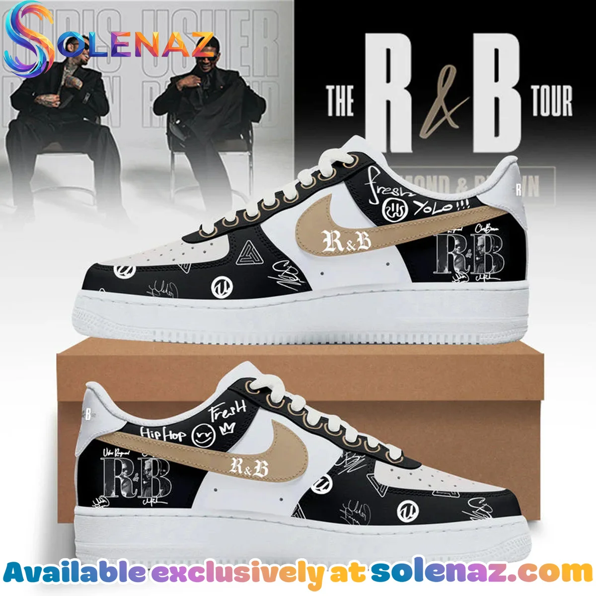 R&B Signature Custom Air Force 1 & Jordan 1 Shoes