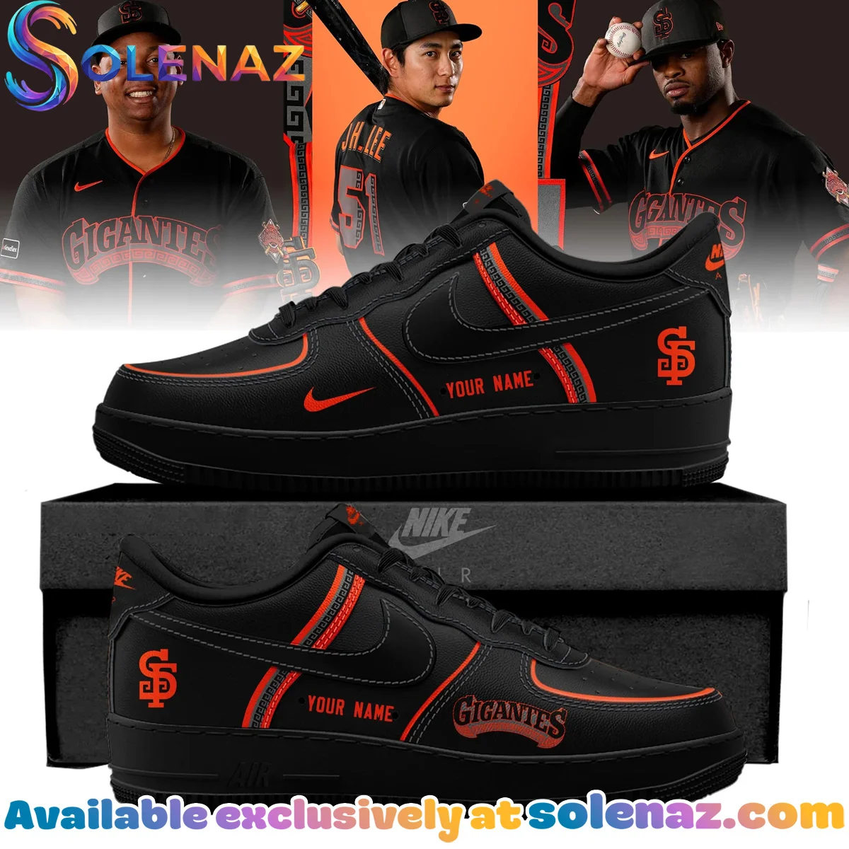 San Francisco 49ers x Gigantes Custom Air Force 1 & Jordan 1 Shoes