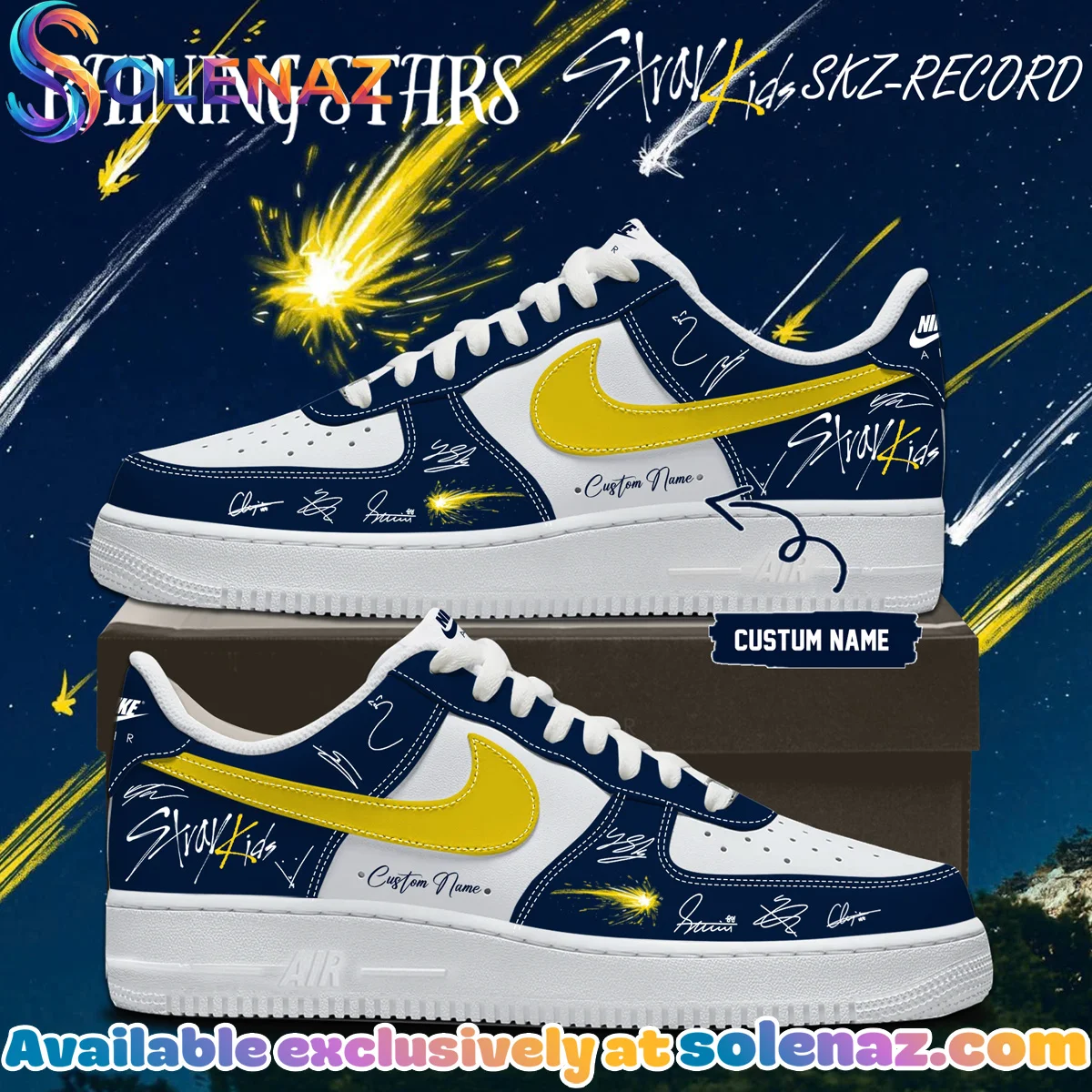 Stray Kids SKZ-RECORD Custom Air Force 1 & Jordan 1 Shoes