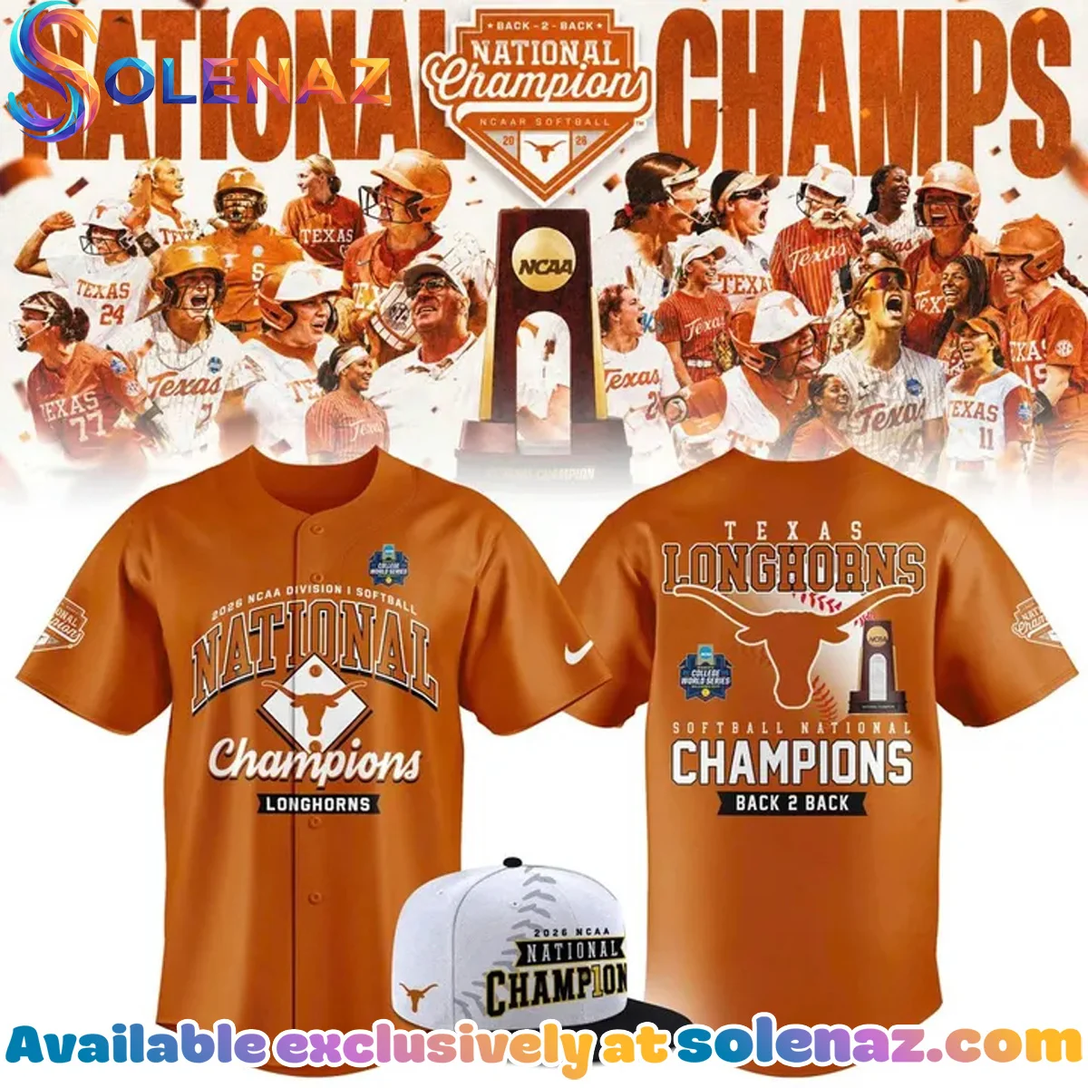 Texas Longhorns Softball National Champions Official Jersey - Premium Streetwear [Drop 13]
