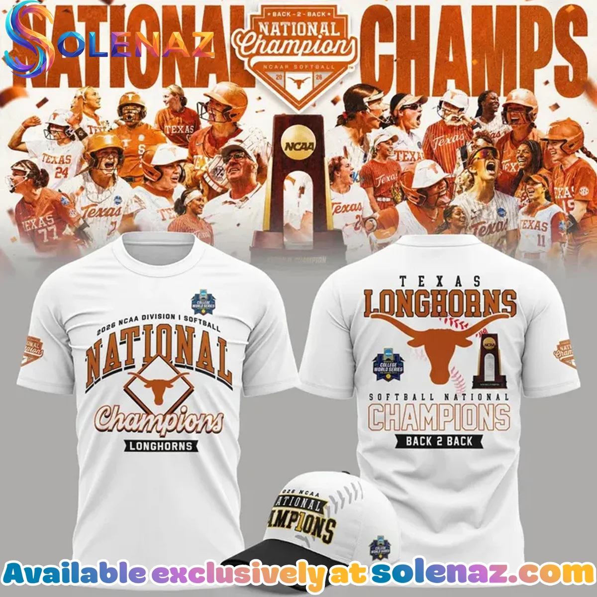 Texas Longhorns Softball National Champions Retro T-Shirt - Urban Fashion (Release 10) Texas Longhorns Softball National Champions Retro T-Shirt - Urban Fashion (Release 10)