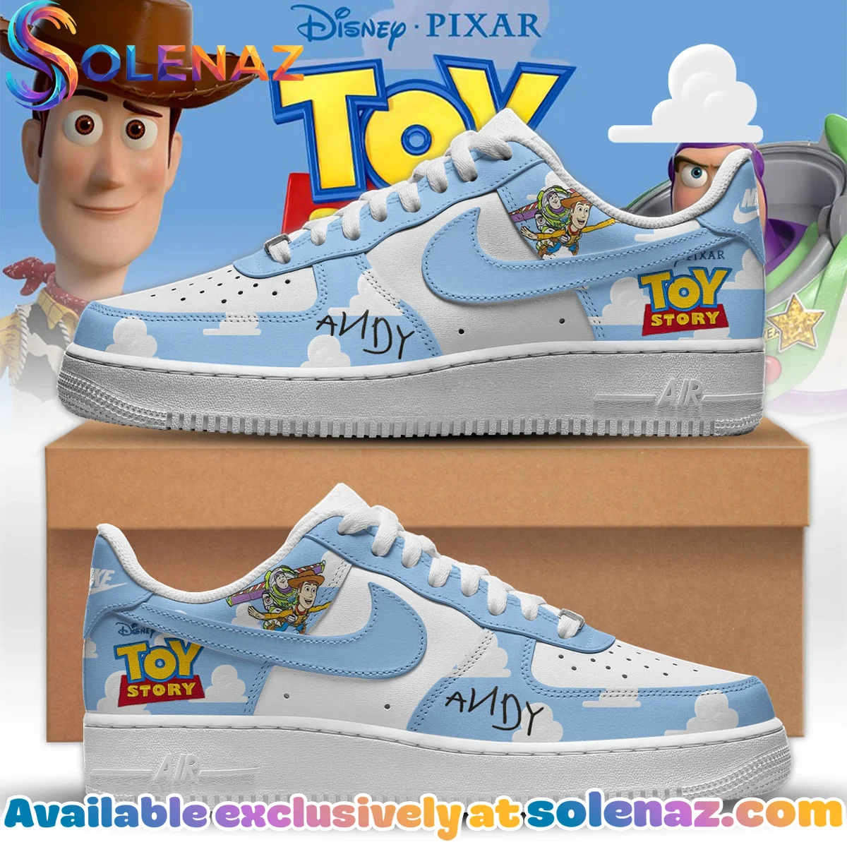 The Toys Are Back Custom Air Force 1 & Jordan 1 Shoes (Style 2)