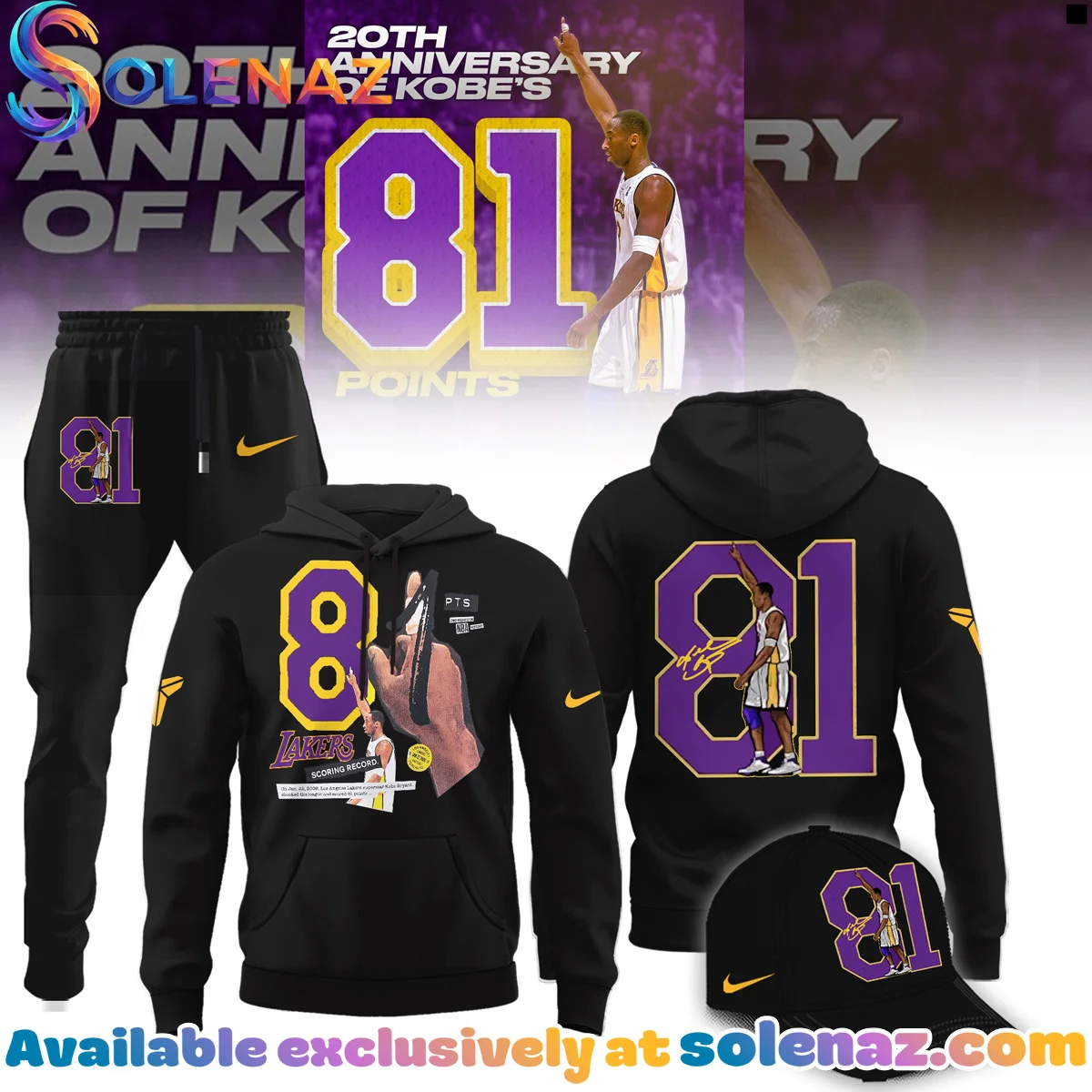 Kobe Bryant 81 Points Shirt & Hoodie (Release 3)