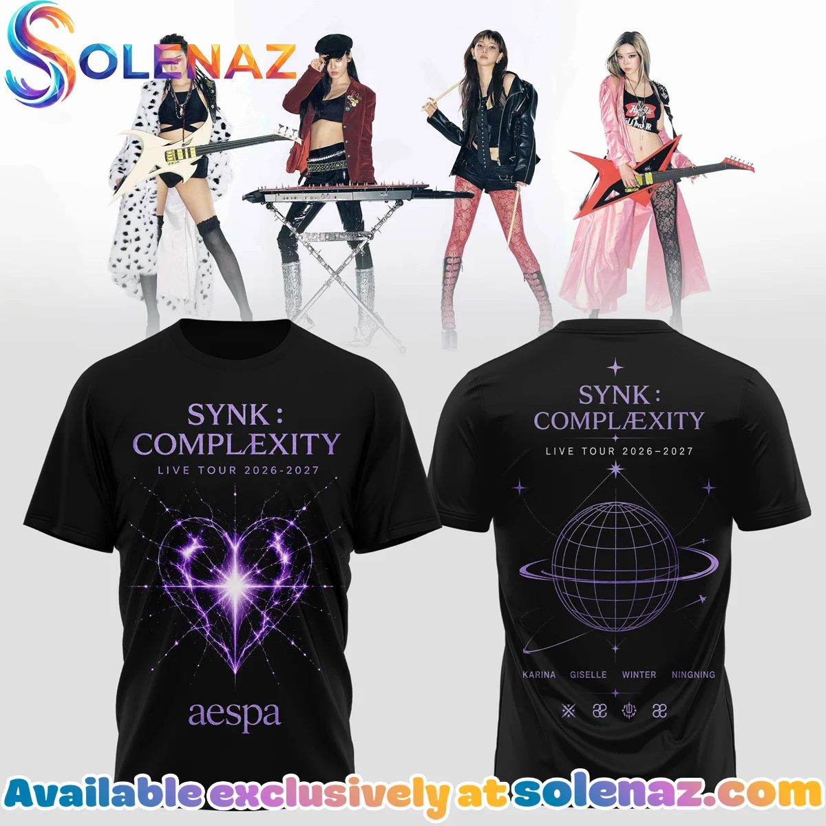 aespa LIVE TOUR SYNK COMPLAEXITY T-Shirt & Hoodie [Drop 2]