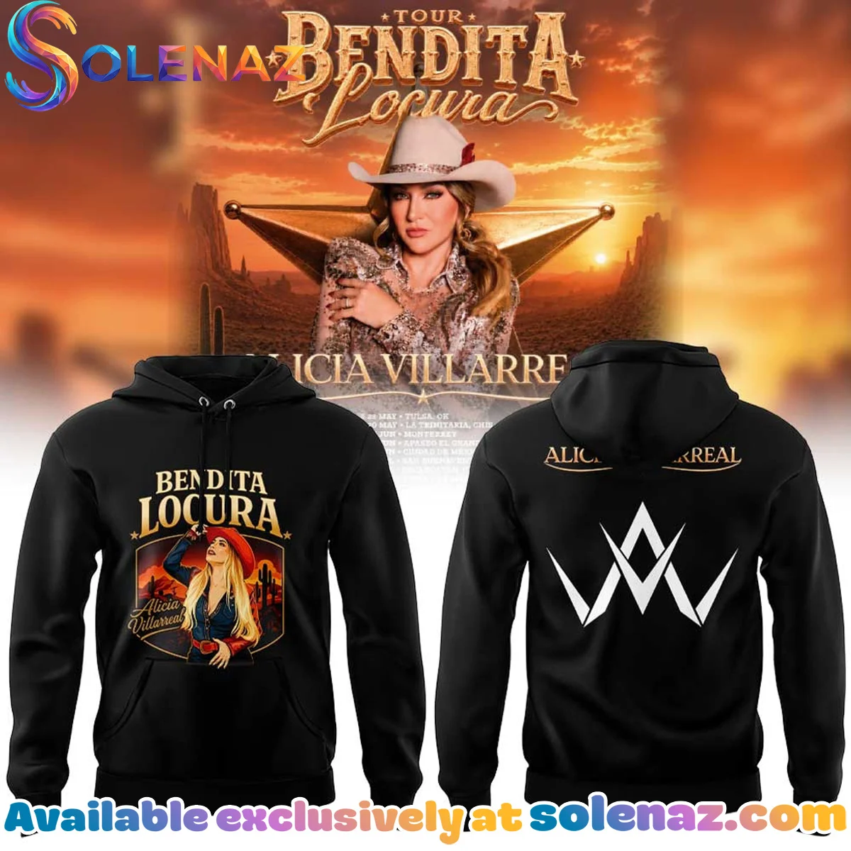 Alicia Villarreal Bendita Locura Tour Shirt & Hoodie - Series 1