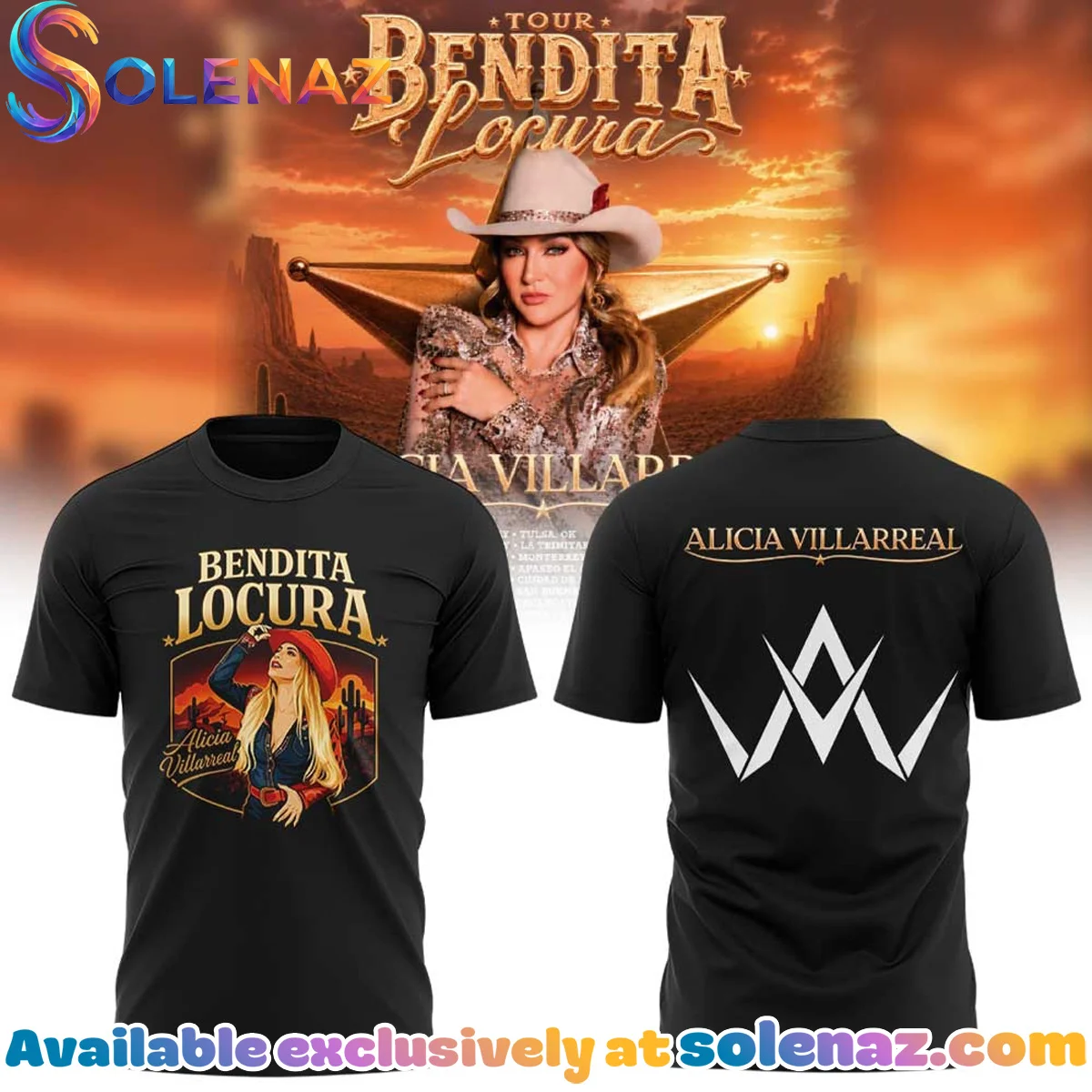 Alicia Villarreal Bendita Locura Tour Shirt & Hoodie - Series 3