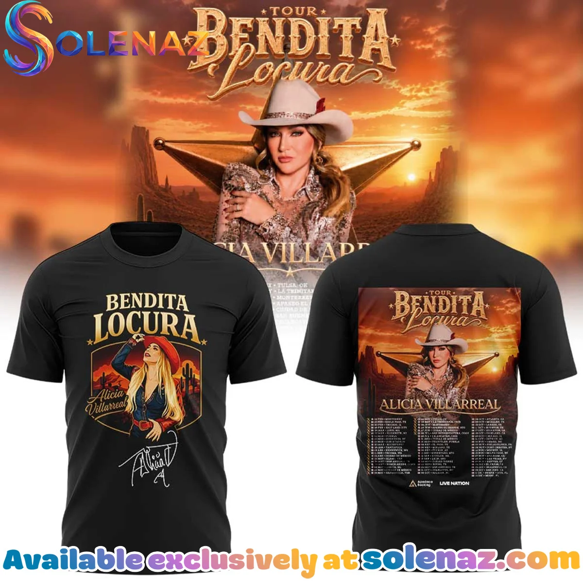 Alicia Villarreal Bendita Locura Tour T-Shirt & Hoodie - Part 4