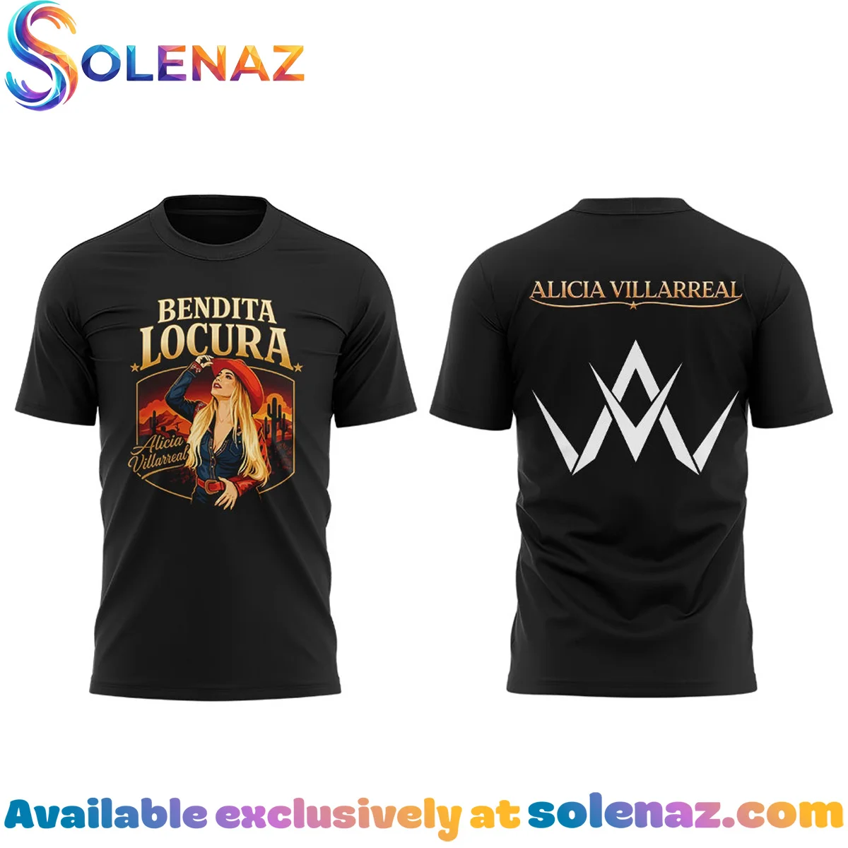 Alicia Villarreal Bendita Locura Tour Shirt & Hoodie - Series 3 Alicia Villarreal Bendita Locura Tour Shirt & Hoodie - Series 3