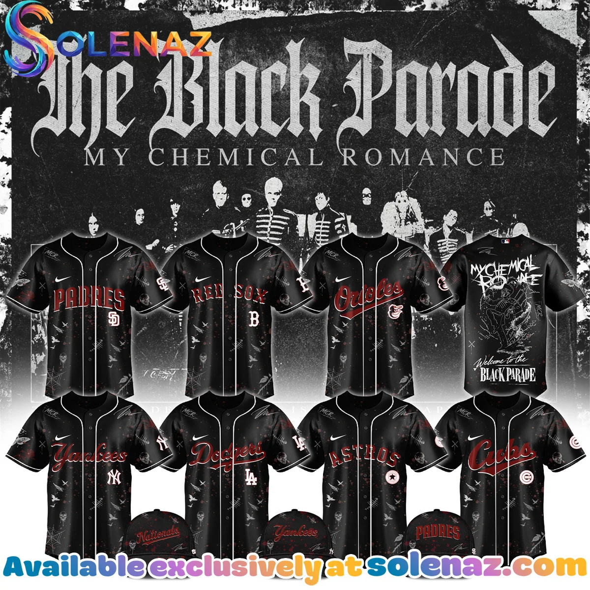 MLB x MCR The Black Parade Tour Jersey - Part 1