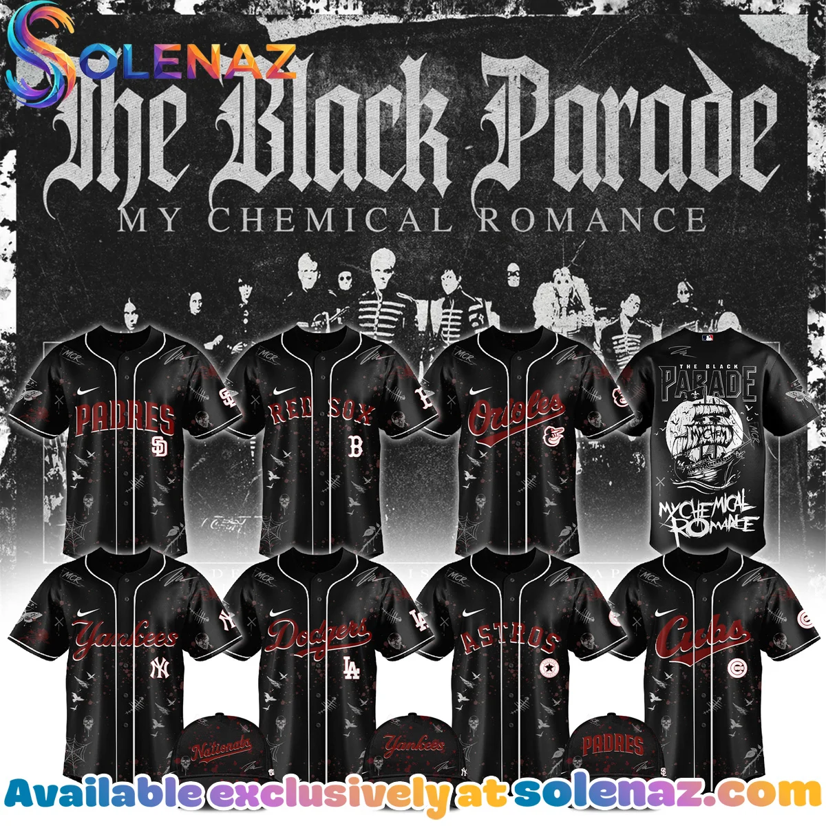 MLB x MCR The Black Parade Tour Jersey [Batch 2]