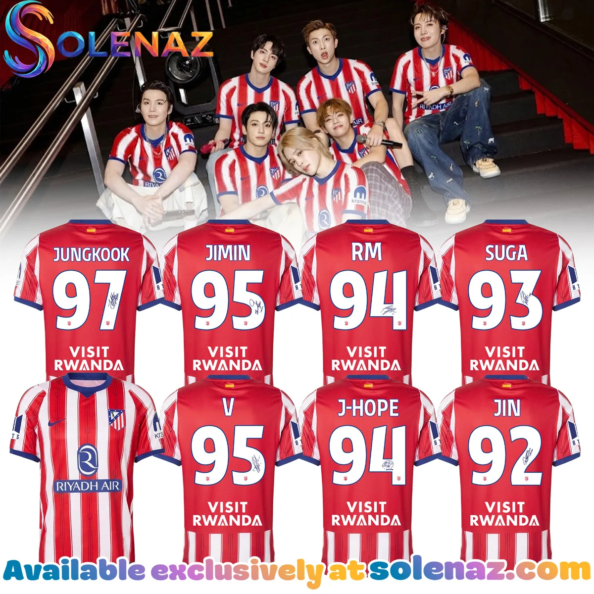 Atletico Madrid x BTS Jersey