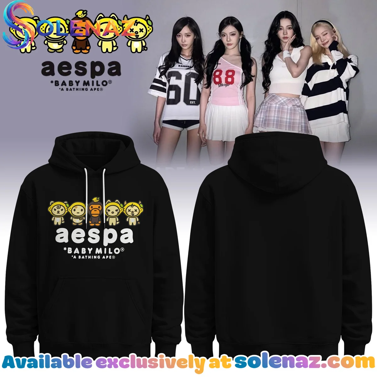BAPE x AESPA x Baby Milo x LEMONADE Shirt & Hoodie - Part 1