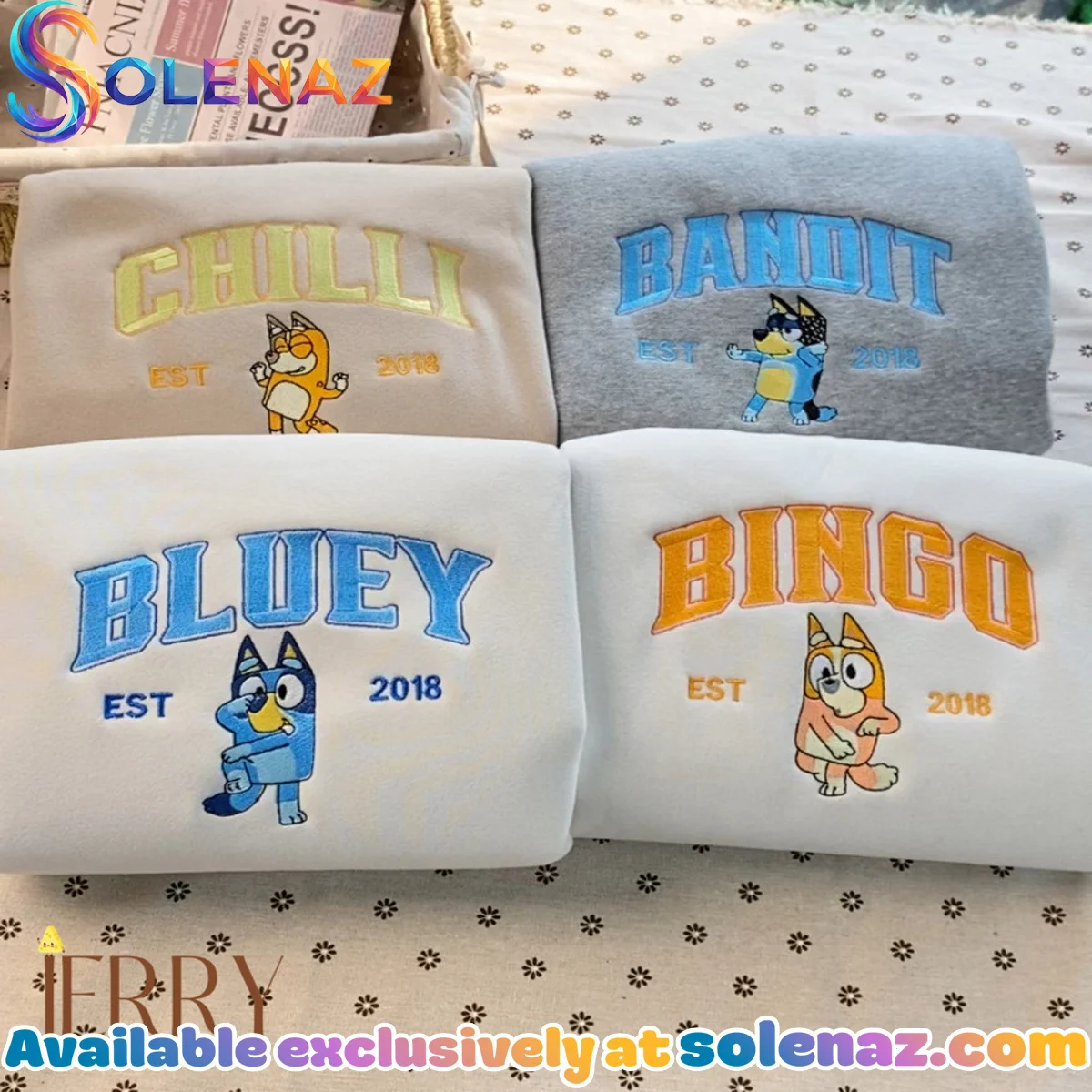 Bluey Family Shirt & Hoodie